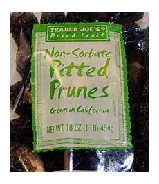 Non Sorbate Prunes